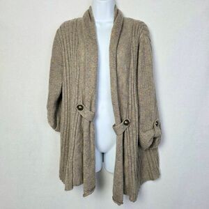 Cato Open Front Knit Cardigan Sweater XL